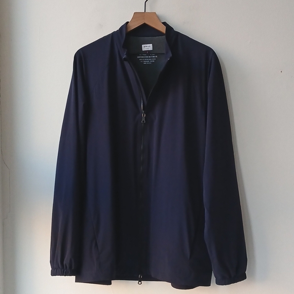 NWKC Merino Wool Lined Shell Jacket Navy Blue Men's XL - Picture 8 of 9